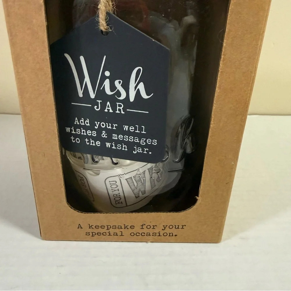 NEW Splosh Wish Jar For Engagement Party Adding Best Wishes or Message 100 Wishe